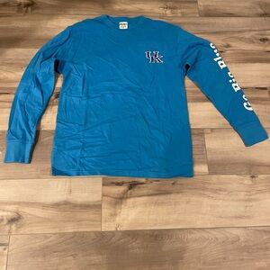 University of Kentucky wildcats cats go big blue UK pressbox long sleeve printed